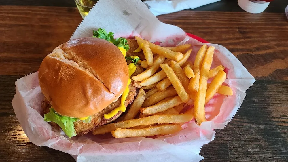 Breaded Tenderloin Sandwich and Fries